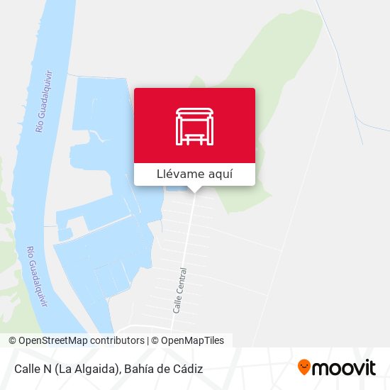 Mapa Calle N (La Algaida)