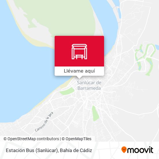 Mapa Estación Bus (Sanlúcar)