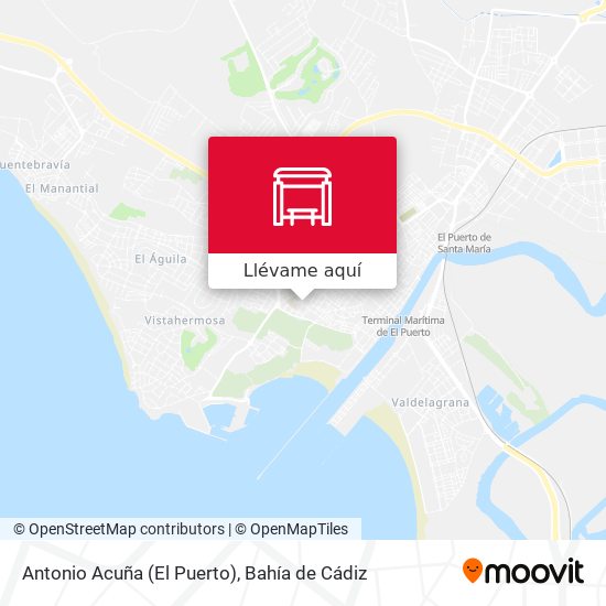 Mapa Antonio Acuña (El Puerto)