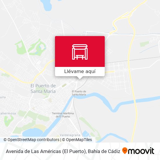 Mapa Avenida de Las Américas (El Puerto)