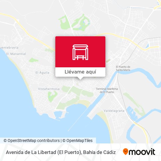 Mapa Avenida de La Libertad (El Puerto)
