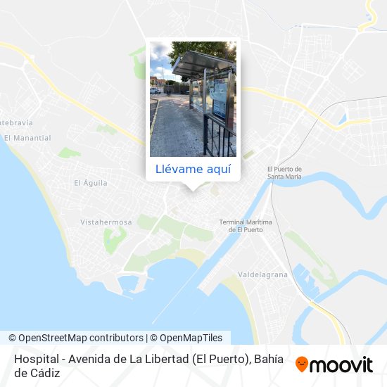 Mapa Hospital - Avenida de La Libertad (El Puerto)