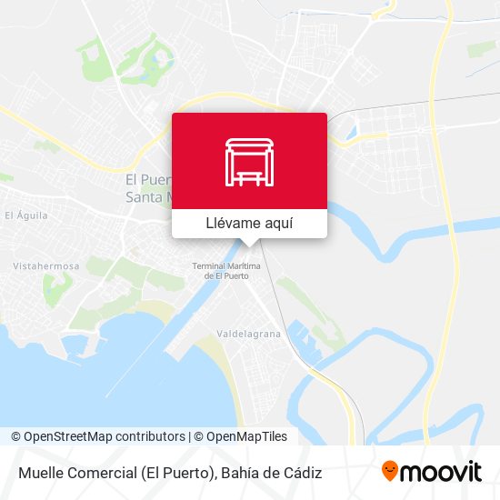 Mapa Muelle Comercial (El Puerto)