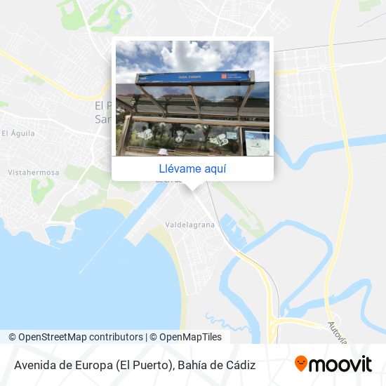 Mapa Avenida de Europa (El Puerto)