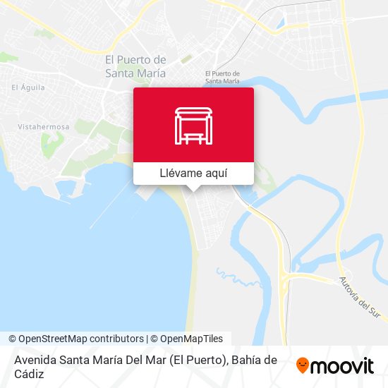 Mapa Avenida Santa María Del Mar (El Puerto)