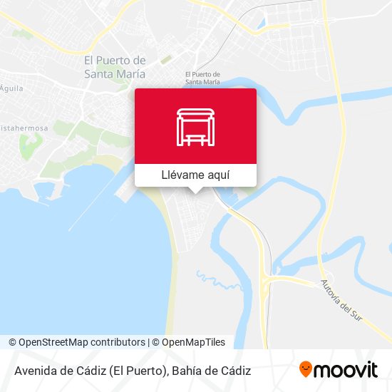Mapa Avenida de Cádiz (El Puerto)