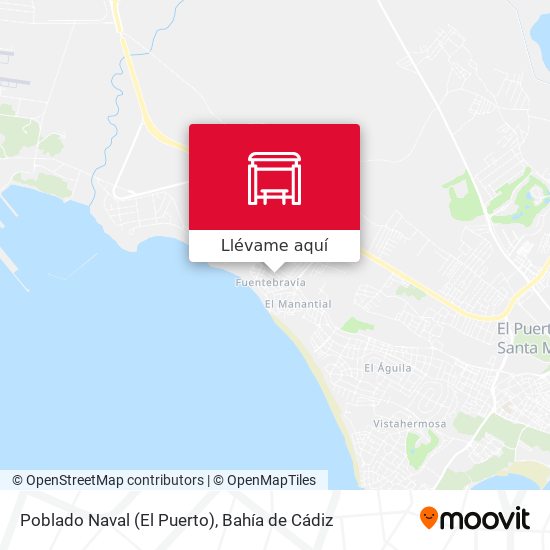 Mapa Poblado Naval (El Puerto)