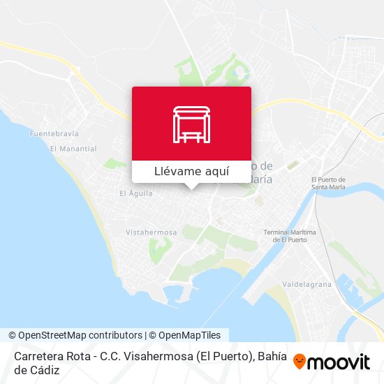 Mapa Carretera Rota - C.C. Visahermosa (El Puerto)