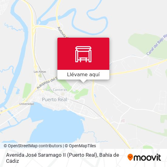 Mapa Avenida José Saramago II (Puerto Real)