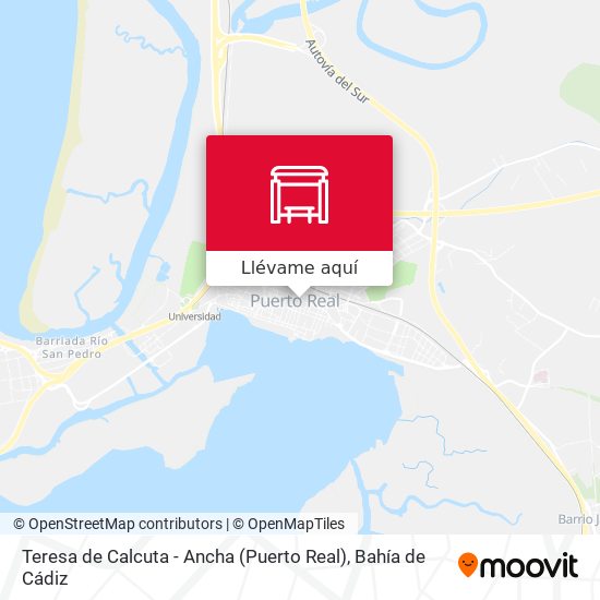 Mapa Teresa de Calcuta - Ancha (Puerto Real)