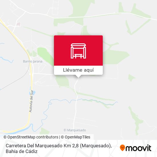 Mapa Carretera Del Marquesado Km 2,8