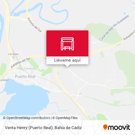 Mapa Venta Henry (Puerto Real)