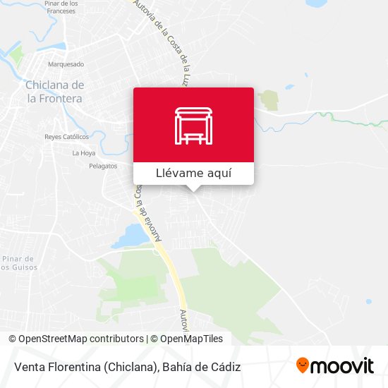 Mapa Venta Florentina (Chiclana)