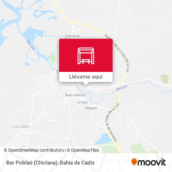 Mapa Bar Poblaó (Chiclana)