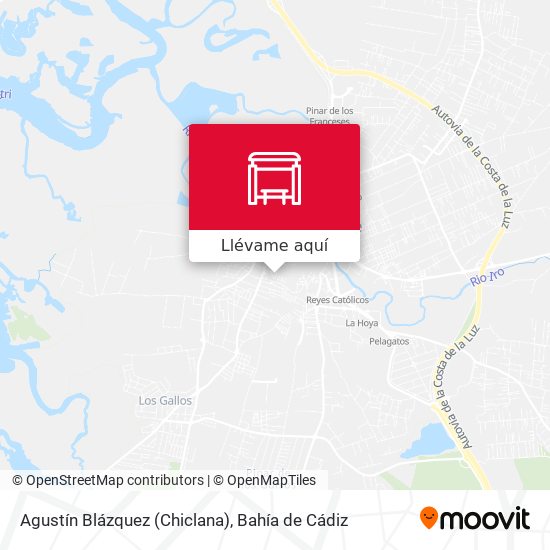 Mapa Agustín Blázquez (Chiclana)