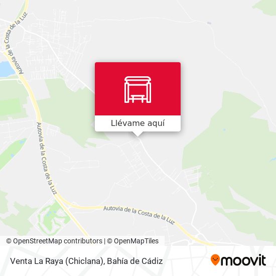 Mapa Venta La Raya (Chiclana)
