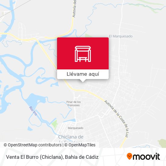 Mapa Venta El Burro (Chiclana)