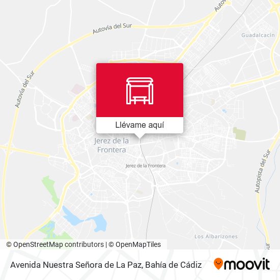 Mapa Avenida Nuestra Señora de La Paz