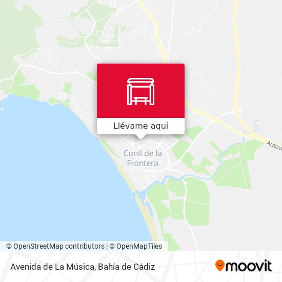 Mapa Avenida de La Música