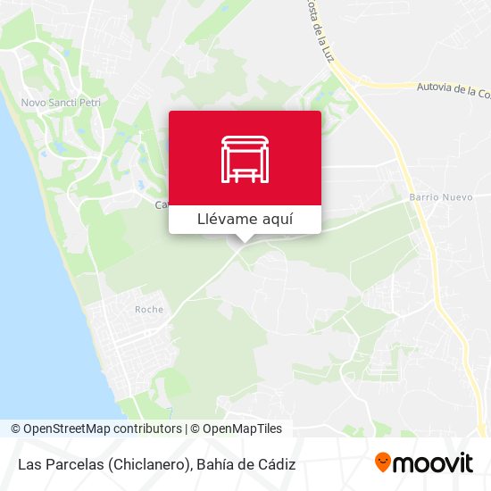 Mapa Las Parcelas (Chiclanero)