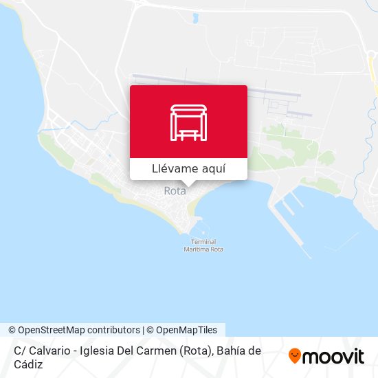 Mapa C/ Calvario - Iglesia Del Carmen (Rota)