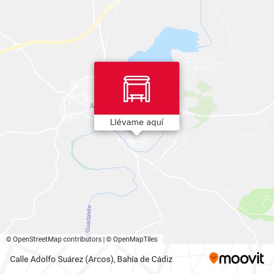 Mapa Calle Adolfo Suárez (Arcos)