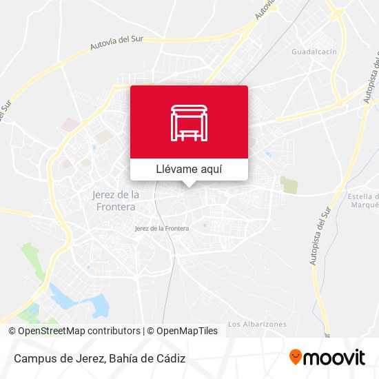 Mapa Campus de Jerez