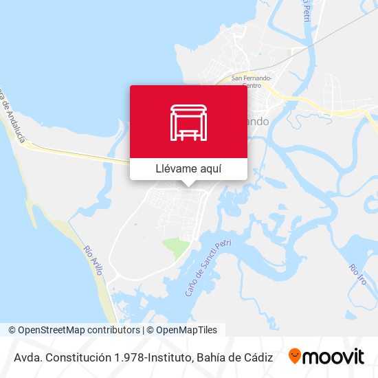 Mapa Avda. Constitución 1.978-Instituto