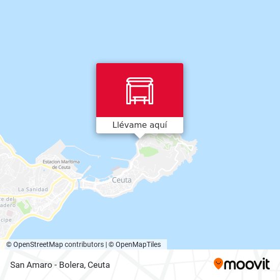 Mapa San Amaro - Bolera