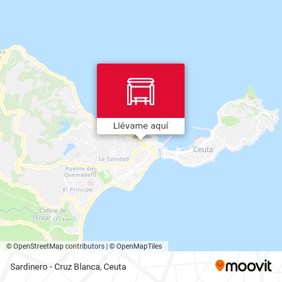 Mapa Sardinero - Cruz Blanca