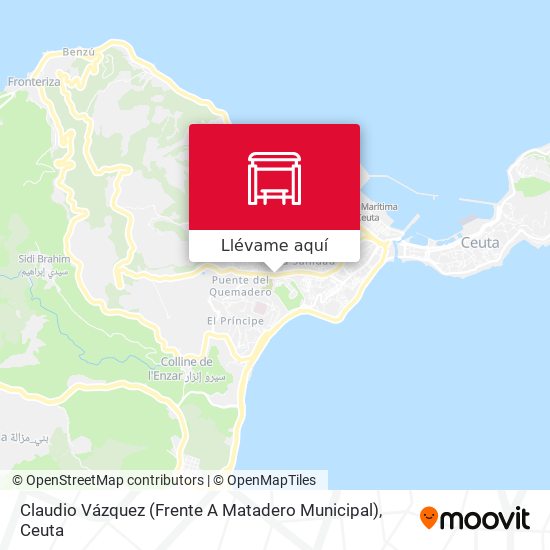 Mapa Claudio Vázquez (Frente A Matadero Municipal)