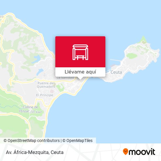 Mapa Av. África-Mezquita