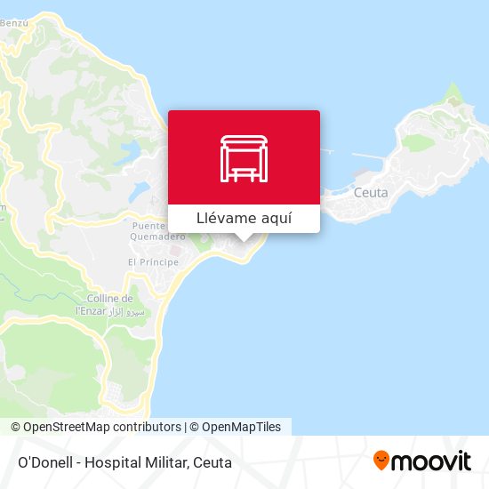 Mapa O'Donell - Hospital Militar