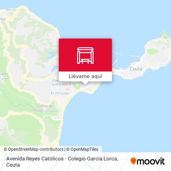 Mapa Avenida Reyes Católicos - Colegio García Lorca