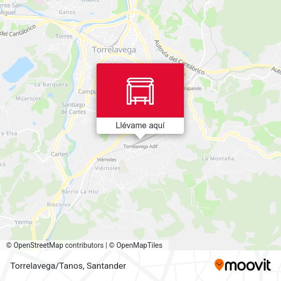 Mapa Torrelavega/Tanos