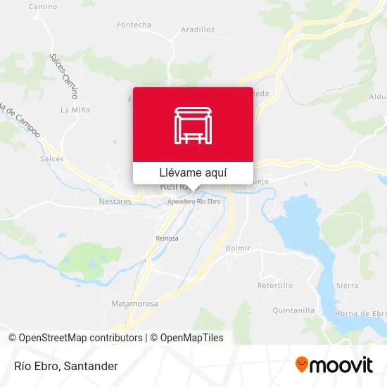 Mapa Río Ebro
