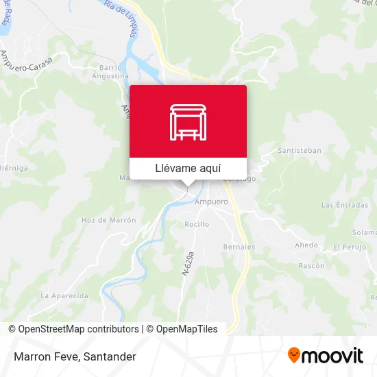 Mapa Marron Feve