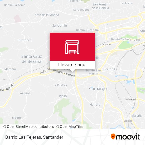 Mapa Barrio Las Tejeras