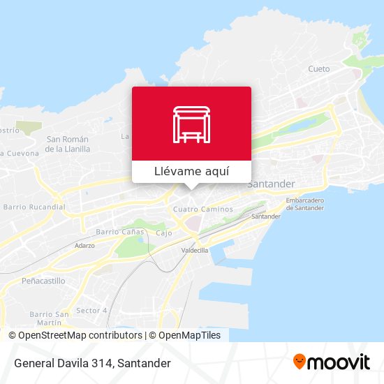Mapa General Davila 314