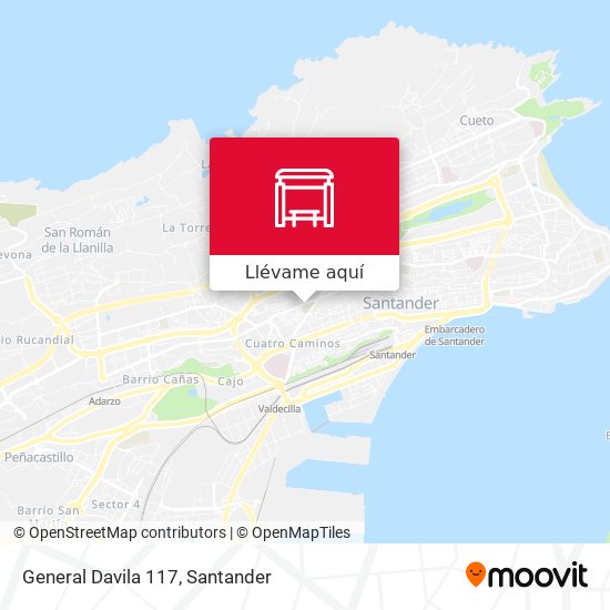 Mapa General Davila 117