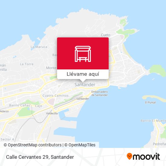 Mapa Calle Cervantes 29