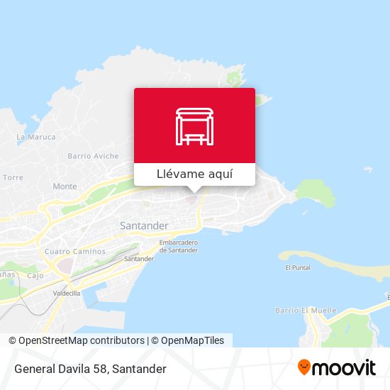 Mapa General Davila 58