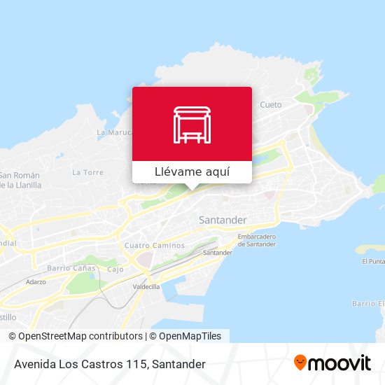 Mapa Avenida Los Castros 115