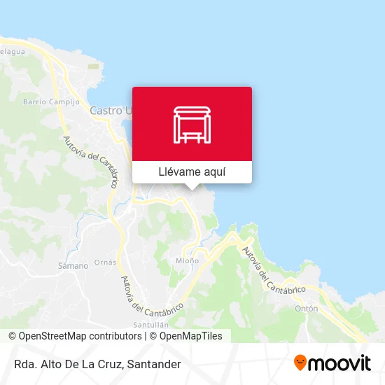 Mapa Rda. Alto De La Cruz