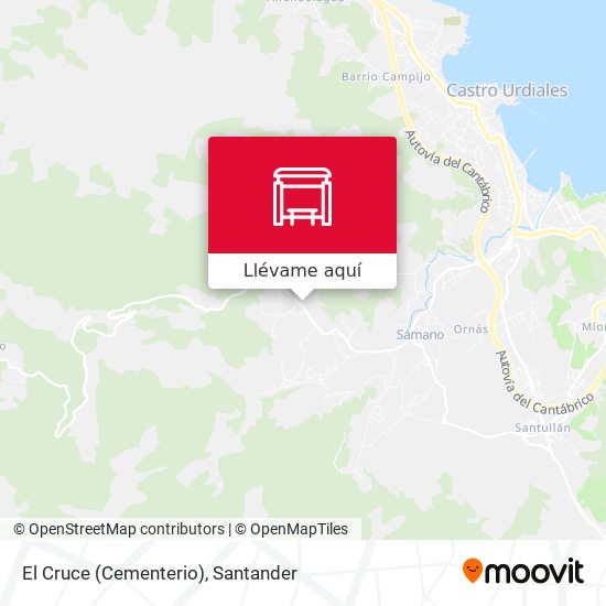 Mapa El Cruce (Cementerio)