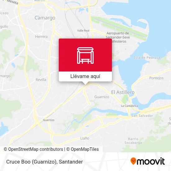 Mapa Cruce Boo (Guarnizo)