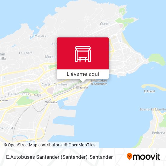 Mapa E.Autobuses Santander