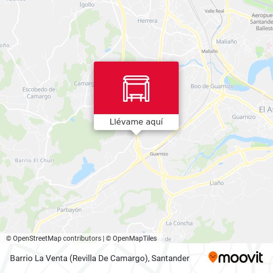 Mapa Barrio La Venta (Revilla De Camargo)