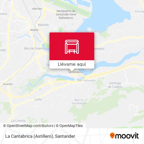 Mapa La Cantabrica (Astillero)