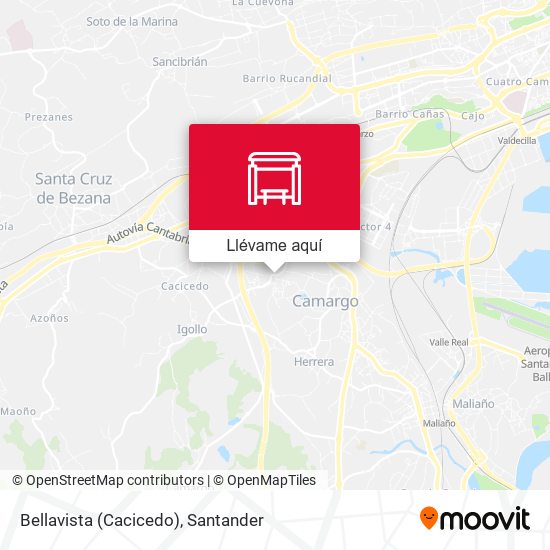 Mapa Bellavista (Cacicedo)